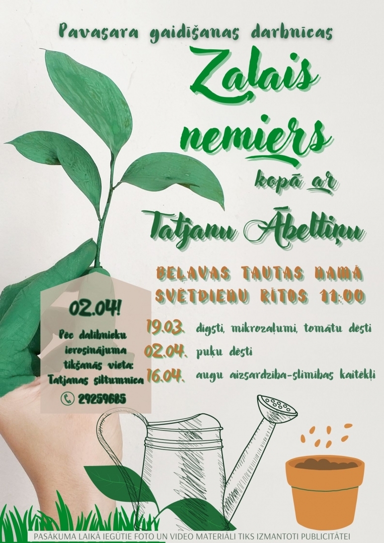 Attēls:  Zaļais nemiers Beļavas tautas namā