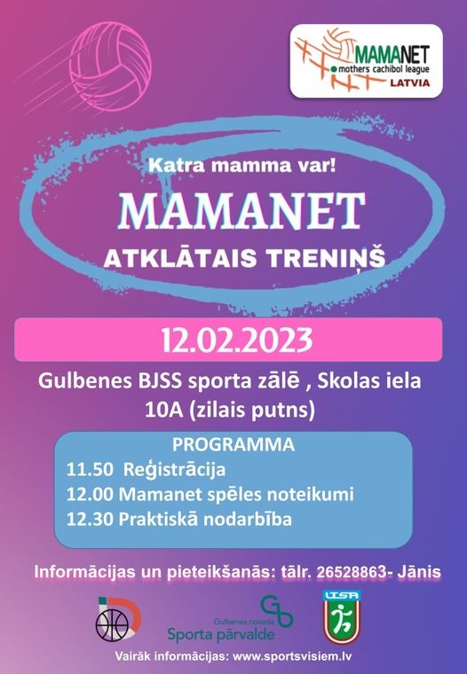 Afiša: BJSS Mamanet atklātais treniņš
