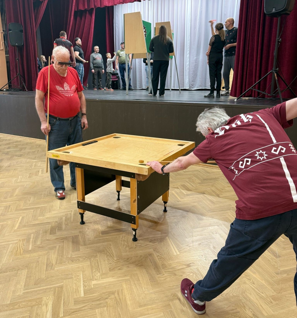 Attēls: novuss un šautriņas Līgo pagastā