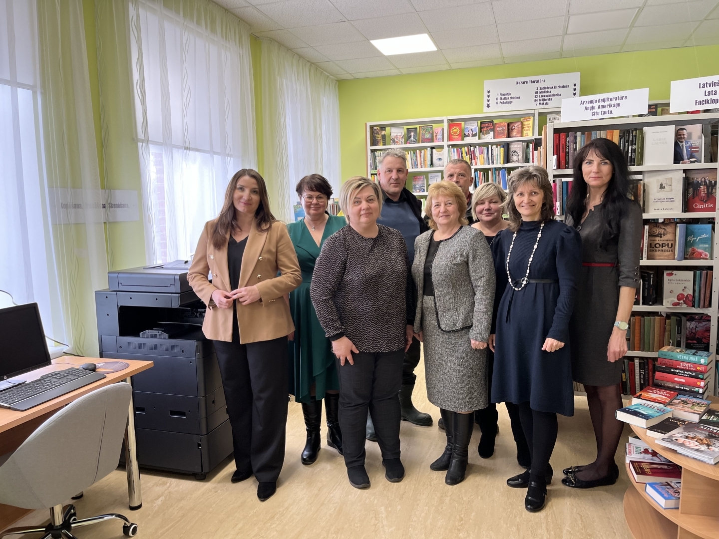 Attēls: VPVKAC klientu centra atveršana Tirzas pagasta bibliotēkā