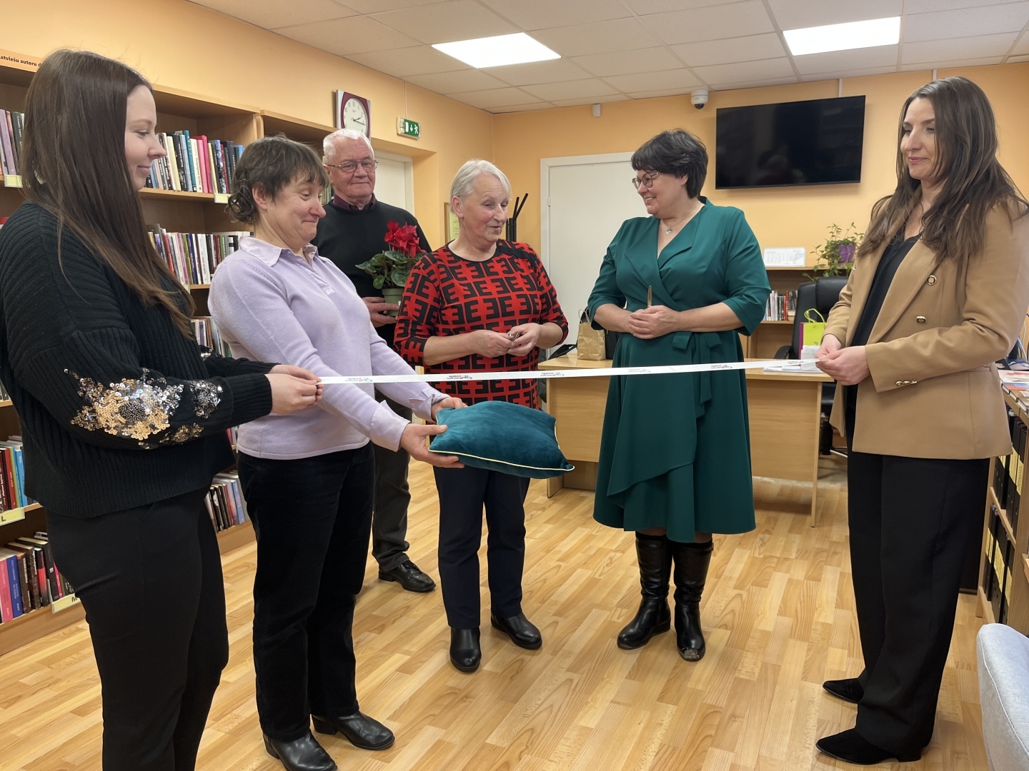 Attēls: KAC atklāšana Jaungulbenes pagasta bibliotēkā