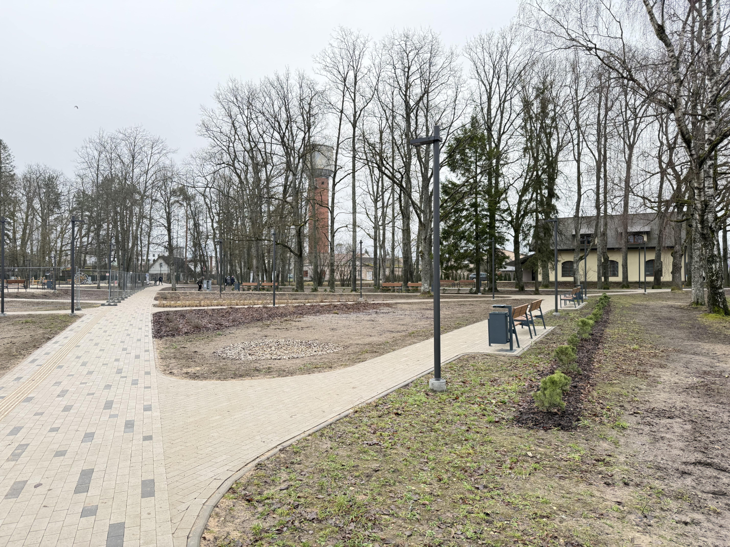 Attēls: Gulbīšu parka 1.kārtas būvdarbi pieņemti