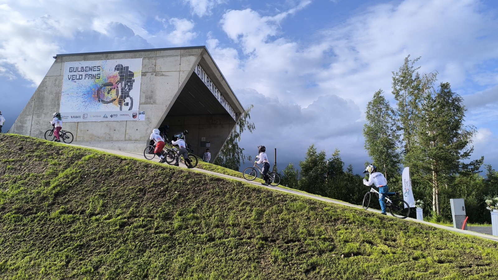 Attēls: BMX trases Gulbenē atklāšana