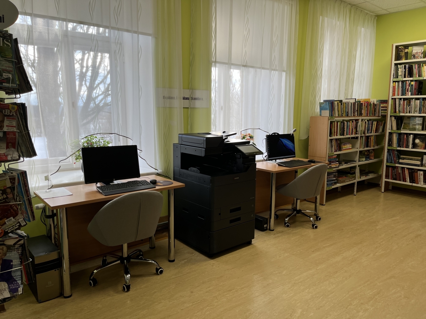 Attēls: VPVKAC klientu centra atveršana Tirzas pagasta bibliotēkā