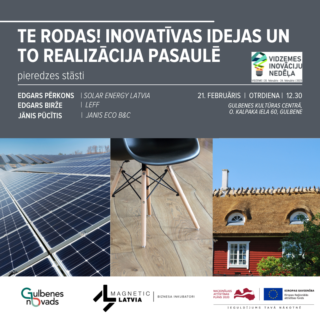 Vizuālis:Te rodas! Inovatīvas idejas un to realizācija pasaulē