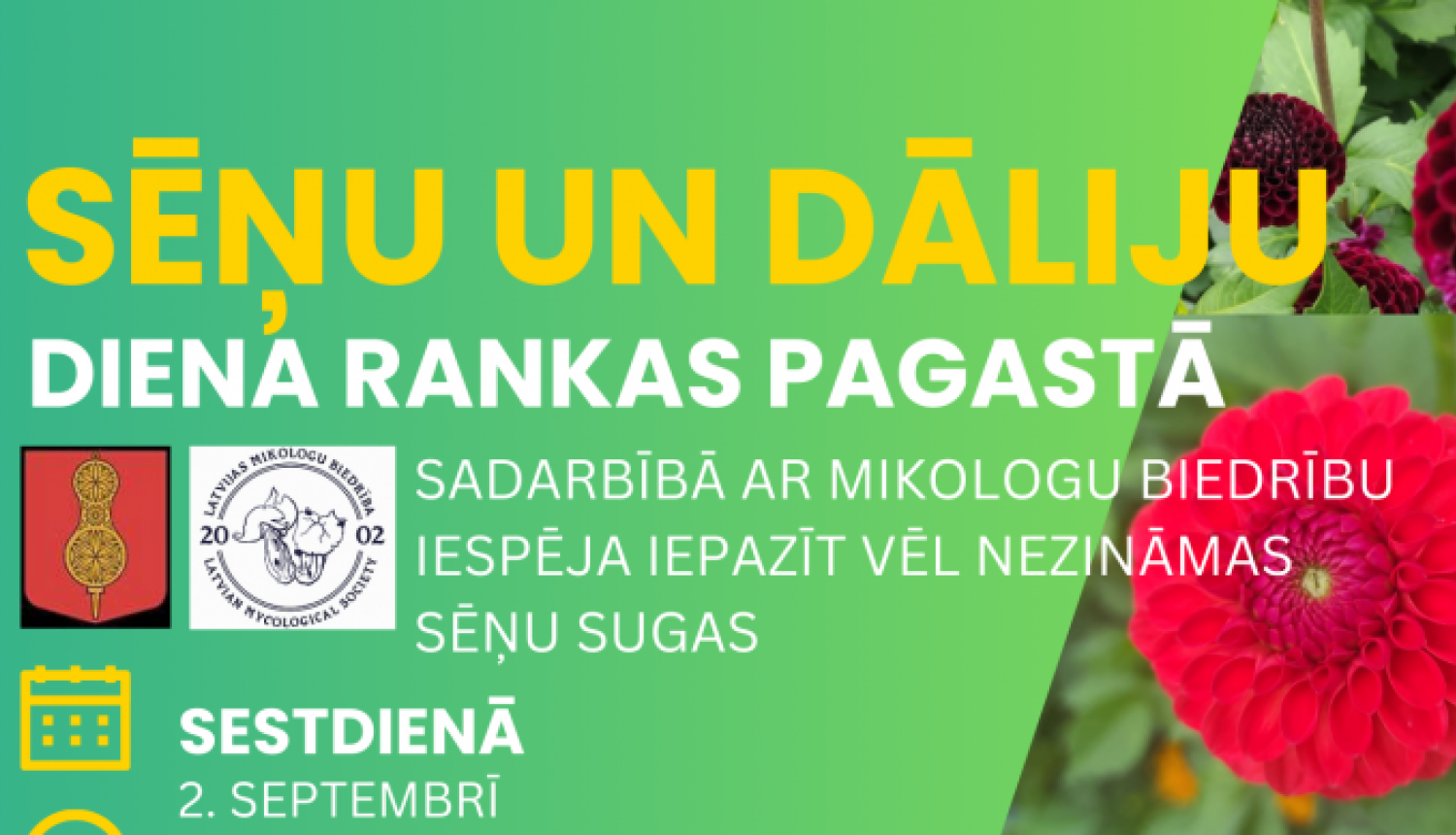 Sēņu un dāliju diena Rankā