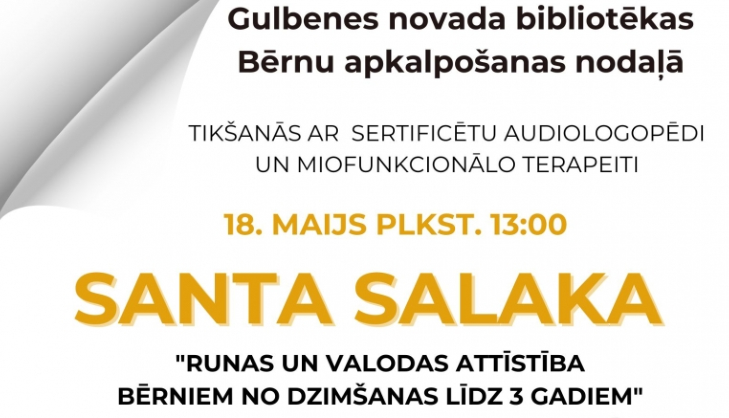 Attēls: Lekcija ”Runas un valodas attīstība bērniem no dzimšanas līdz 3 gadiem” 