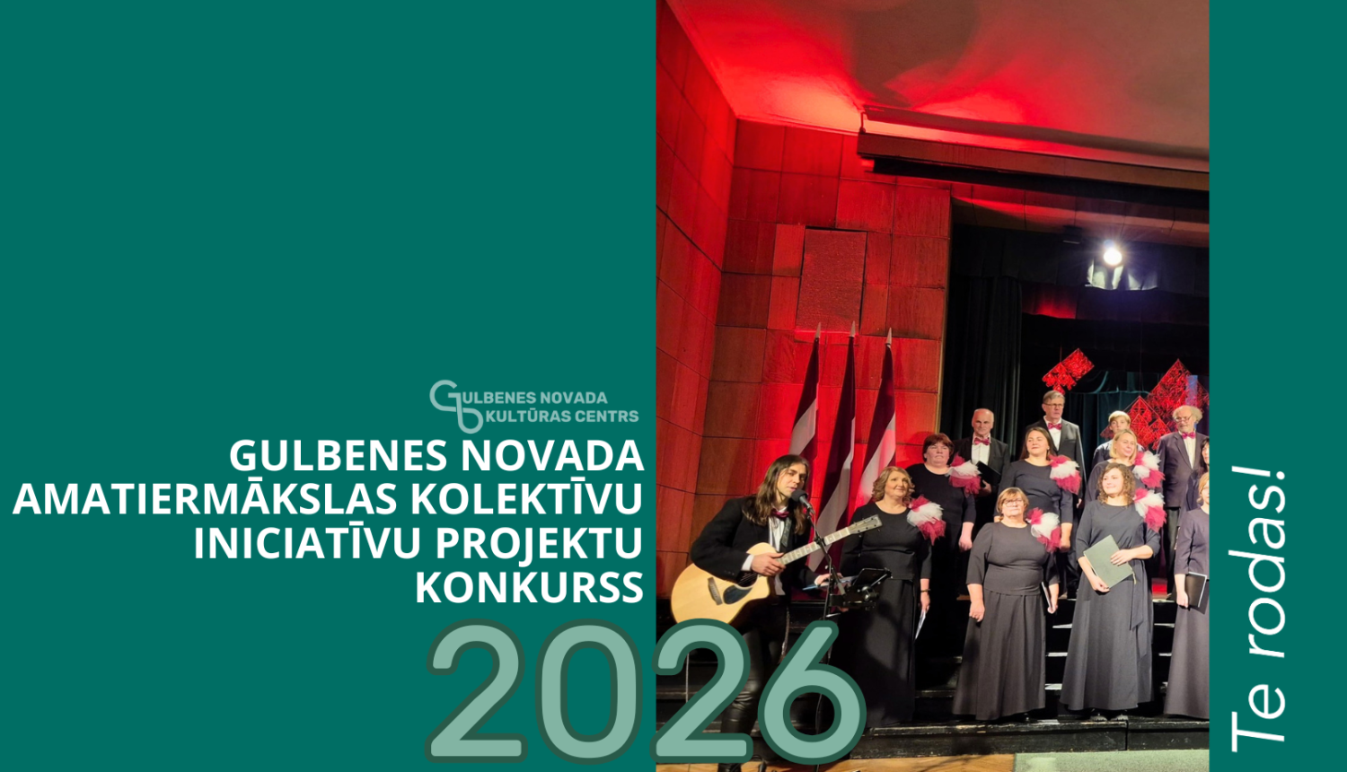Attēls: Izsludināts 2026.gada projektu konkurss amatiermākslas kolektīviem