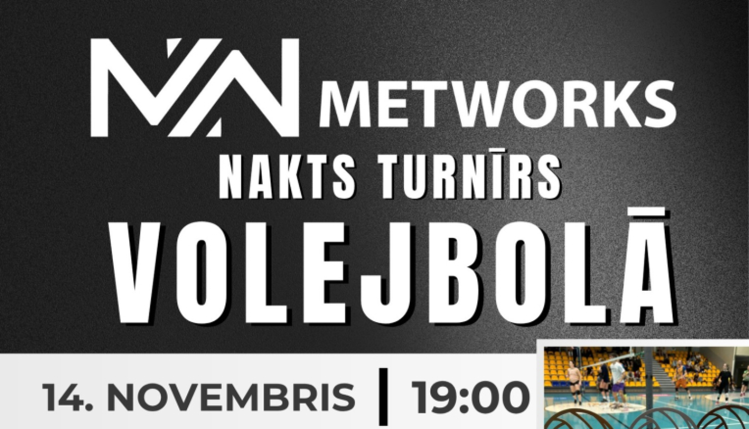 Nakts turnīrs volejbolā