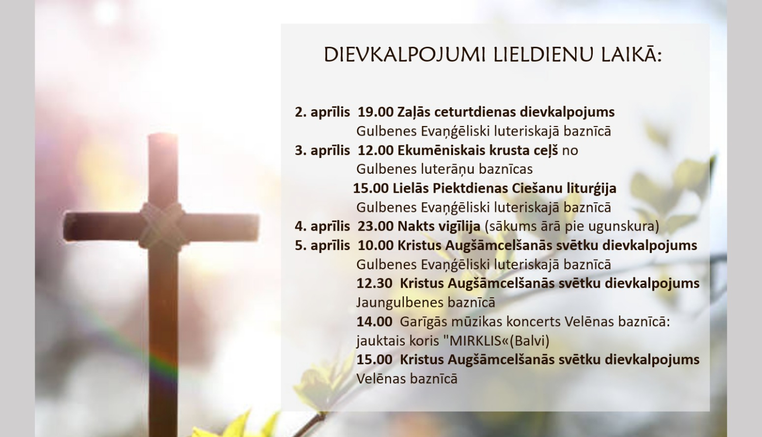 Dievkalpojumi
