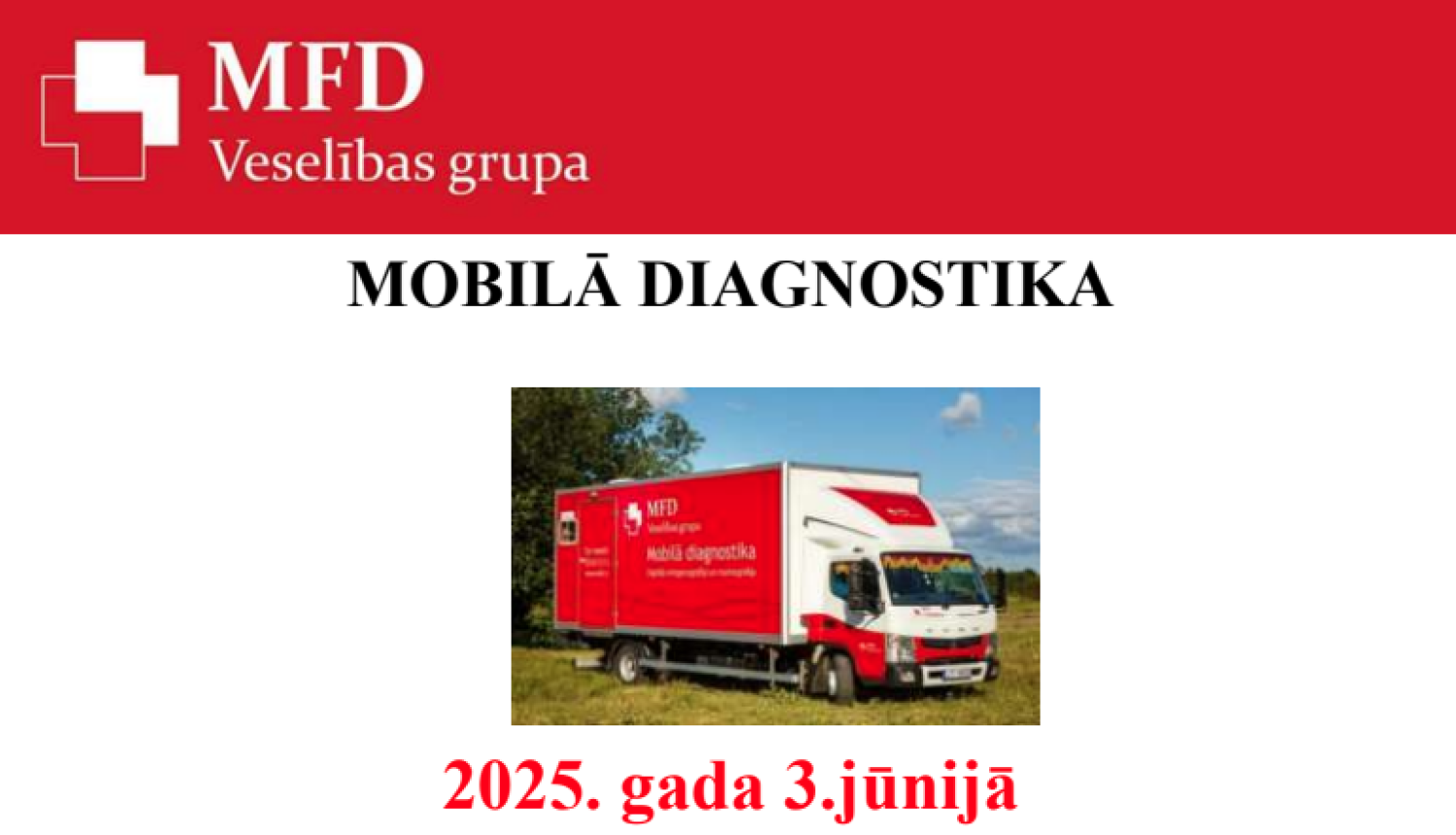 Attēls: mobilā diagnostika