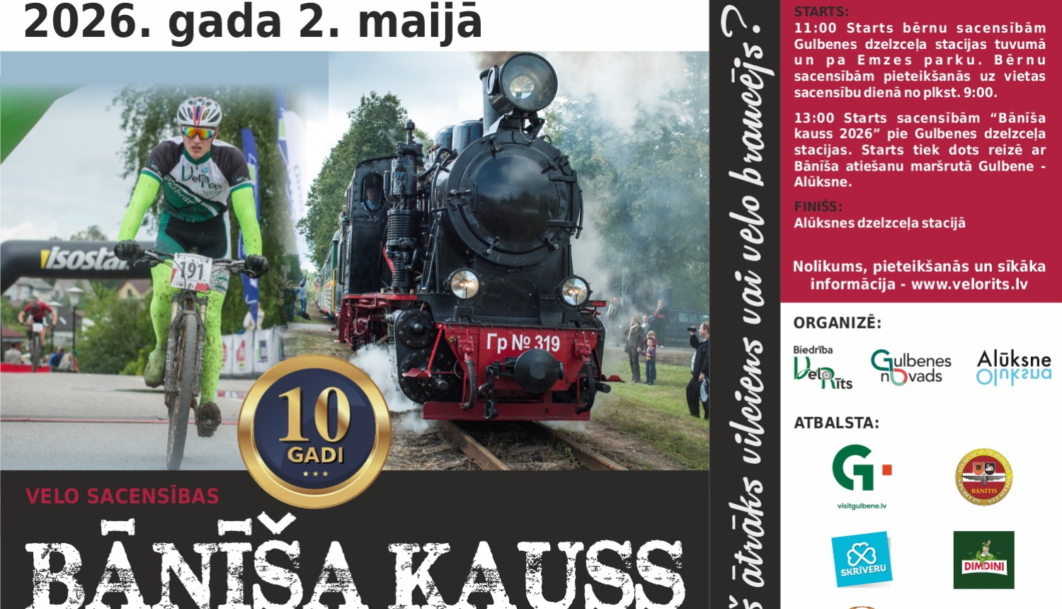 Bānīša kauss 2026 - Apsteidz tvaiku!
