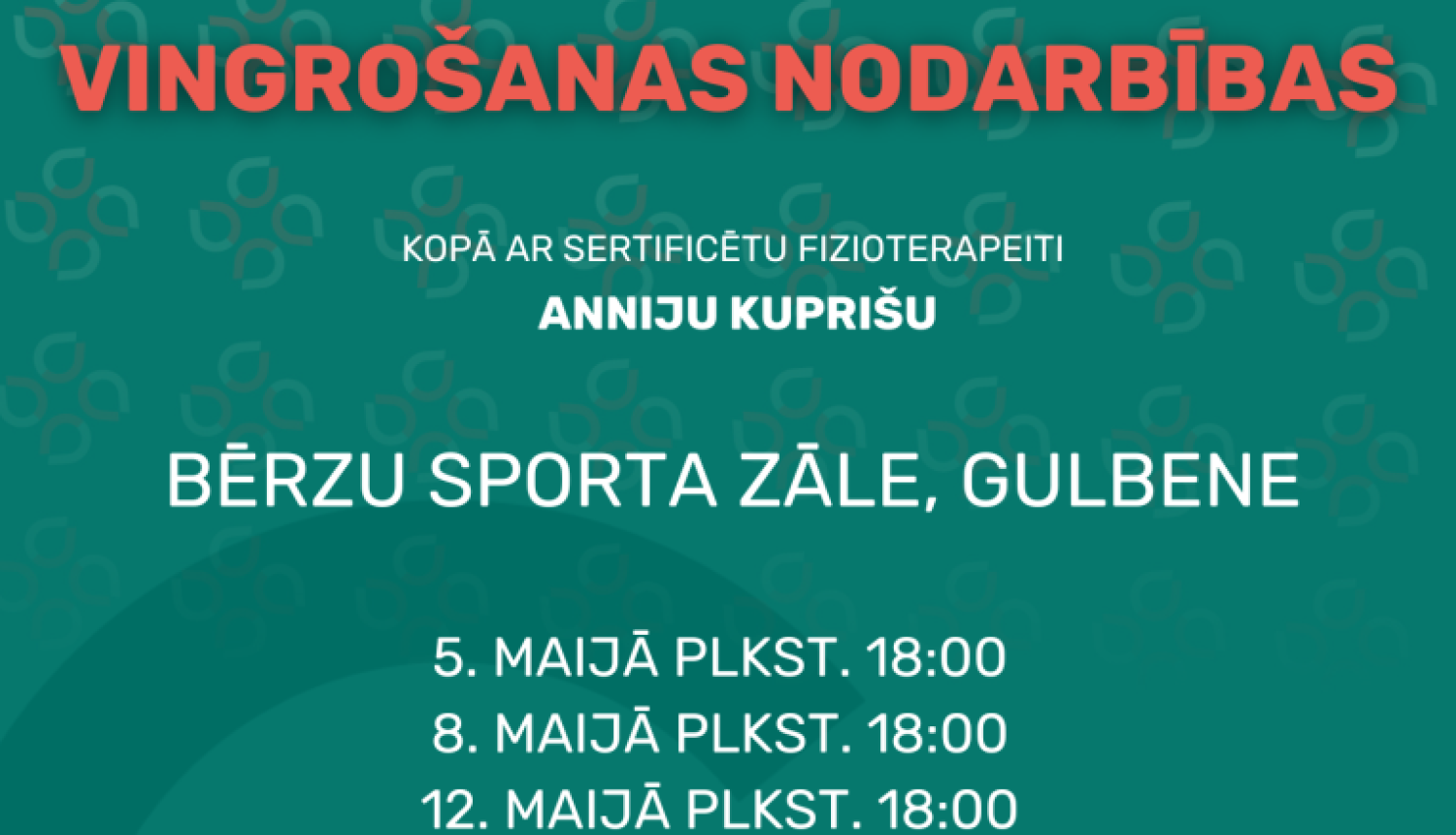 Vingrošanas afiša