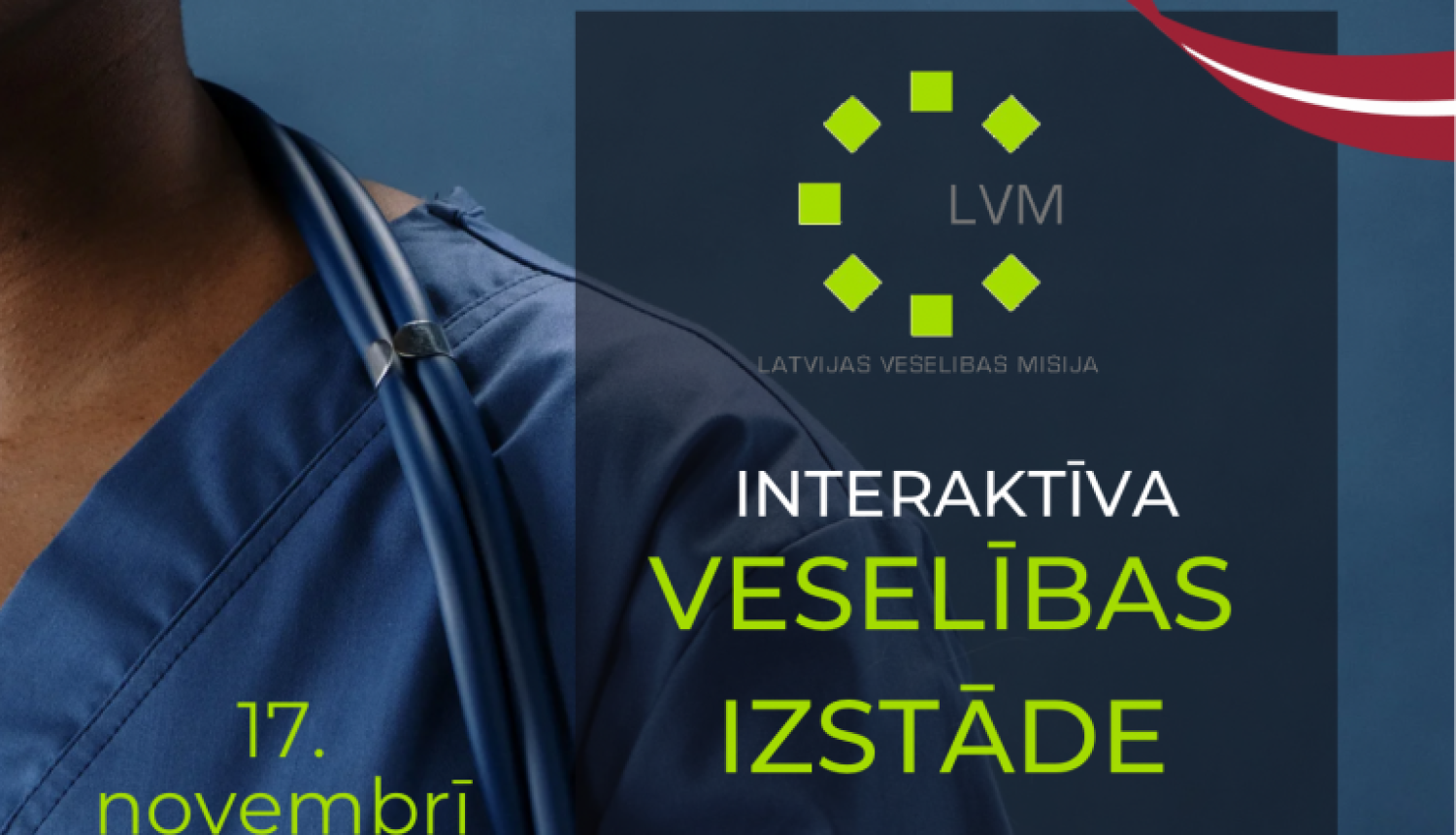 biedrība "Latvijas Veselības Misija" organizē interaktīvu Veselības izstādi