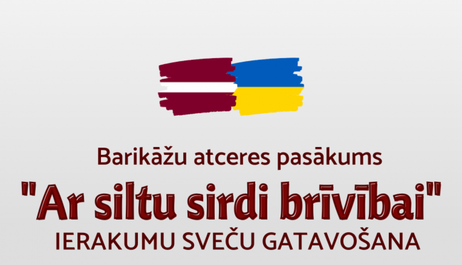Barikāžu atceres pasākums Gulbenes novada bibliotēkā "Ar siltu sirdi brīvībai". Ierakumu sveču gatavošana