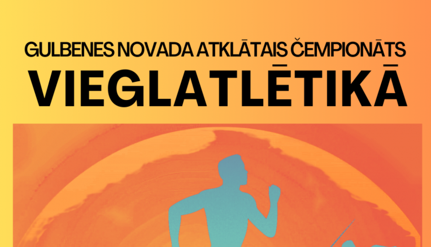 vieglatlētikas afiša