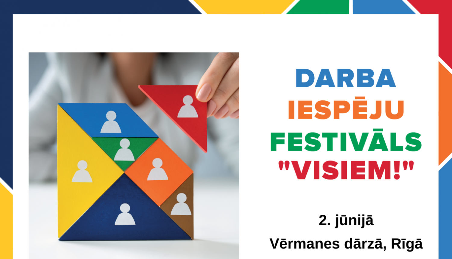 Afiša: Darba iespēju festivāls 2.jūnijā Rīgā