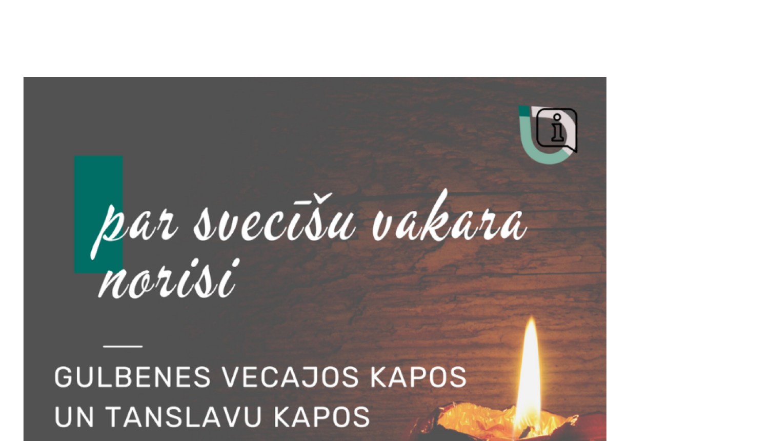 Attēls: par svecīšu vakara norisi Gulbenē 9.septembrī
