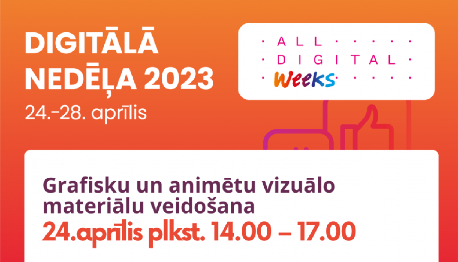 Grafisku un animētu vizuālo materiālu veidošana