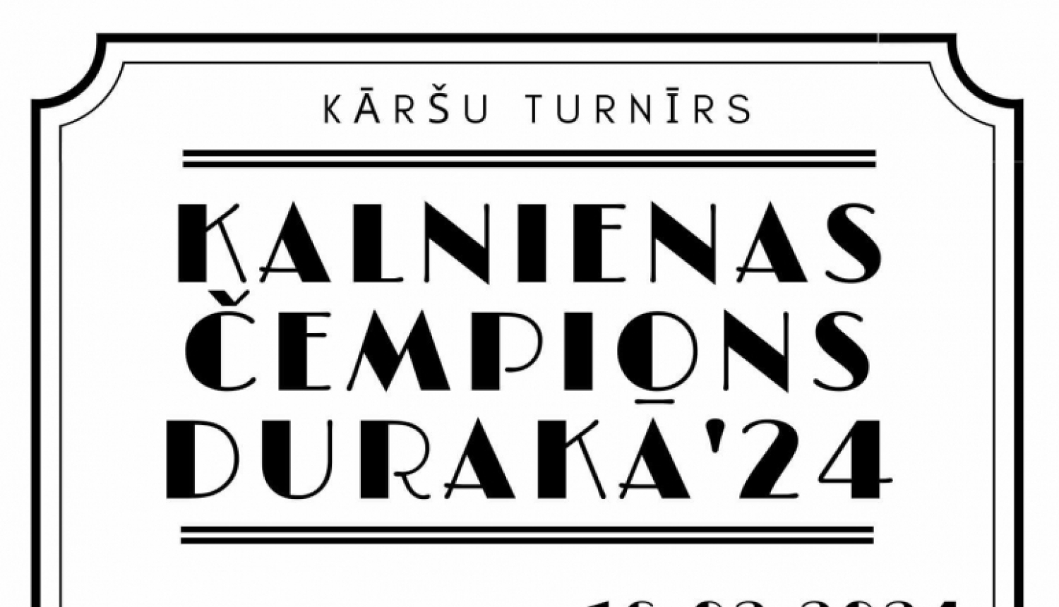 Kāršu turnīrs