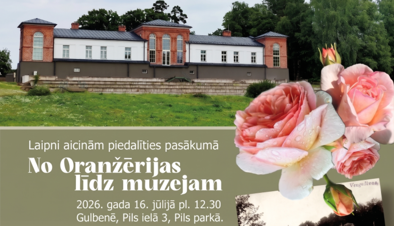 Attēls: muzeja atklāšanas pasākums 16.07.2026.