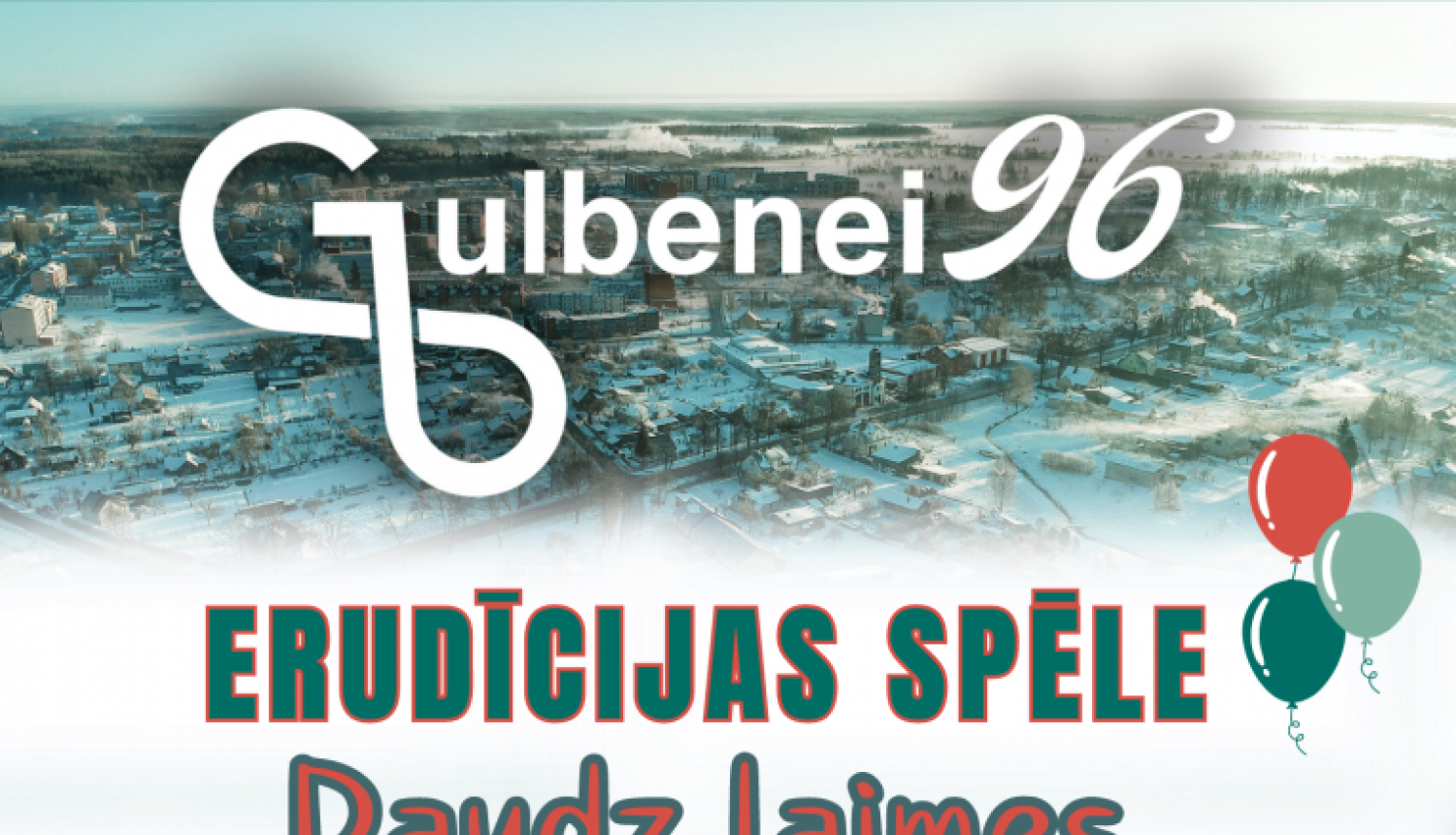 23.februārī plkst. 17.30 Gulbenes novada bibliotēkā norisināsies erudīcijas spēle.