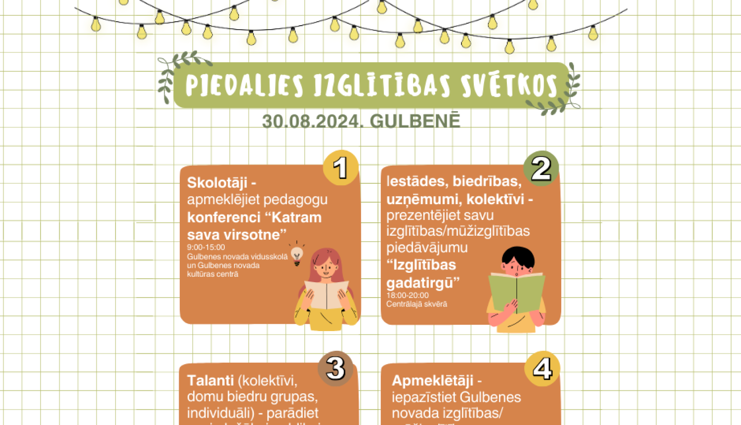 30.augustā - Izglītības svētki Gulbenē