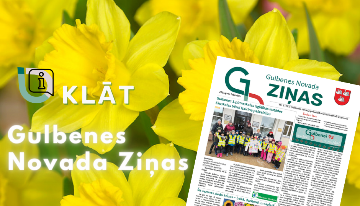 Attēls par Gulbenes novada ziņas februāra izdevumu