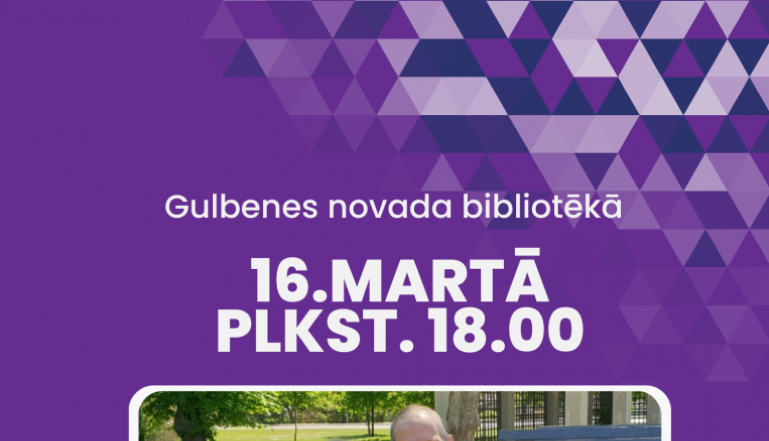 16.martā plkst. 18.00 Tikšanās ar autoriem Virdžīniju un Jāni Lejiņiem.