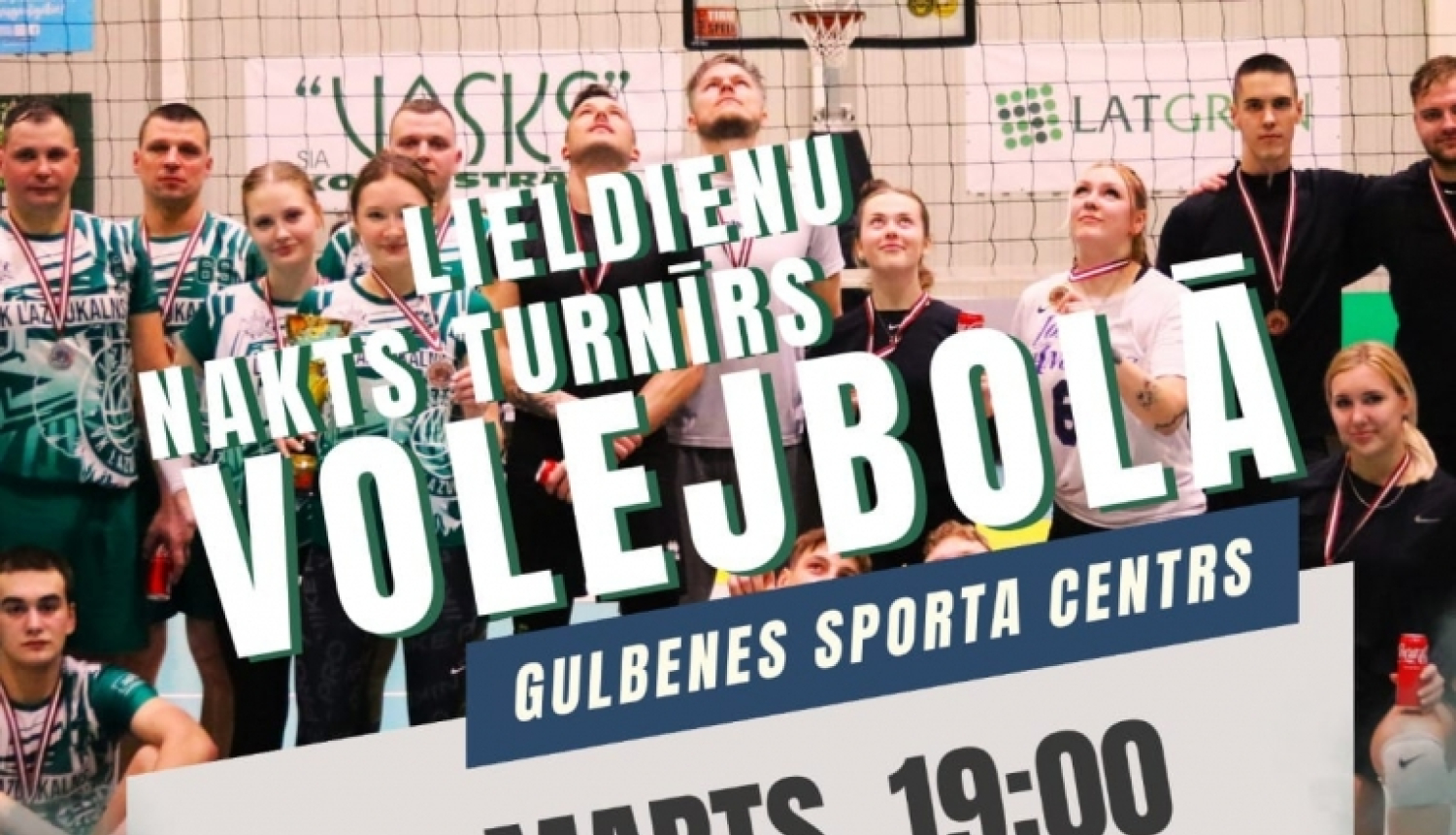Nakts turnīrs volejbolā