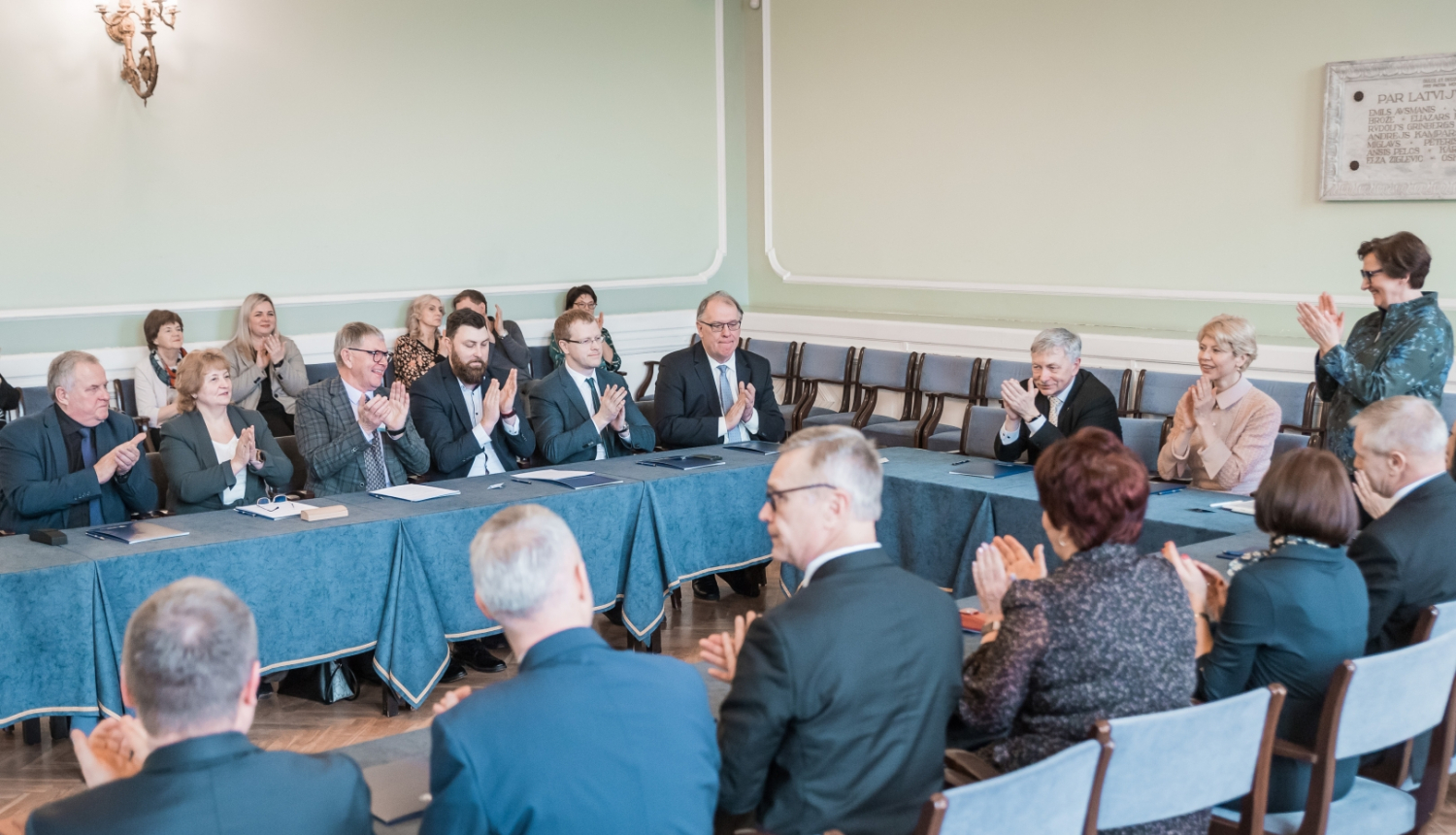Attēls: IZM un LU sadarbības memorandam izglītības kvalitātes paaugstināšanai pievienojušās vairākums Latvijas pašvaldību