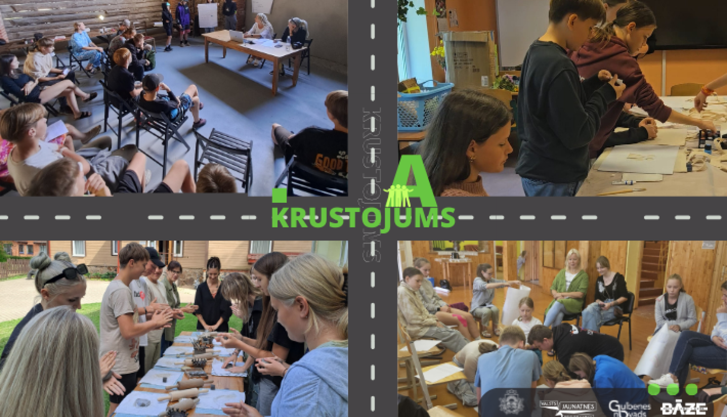 Attēls:  Projekta “Krustojums A” krustceles aktivitātes