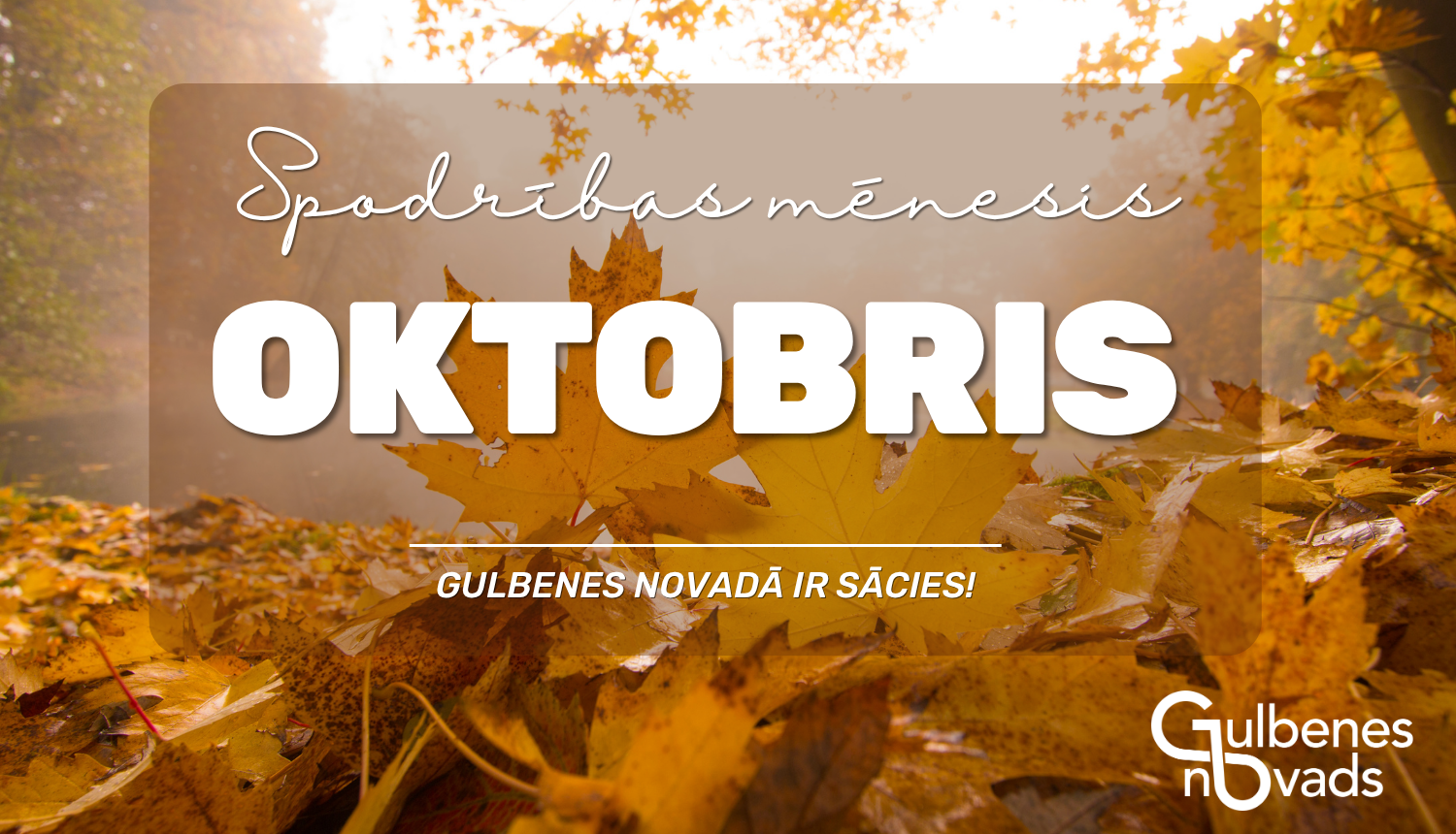 Attēls: Aicinājums iedzīvotājiem par spodrības mēnesi