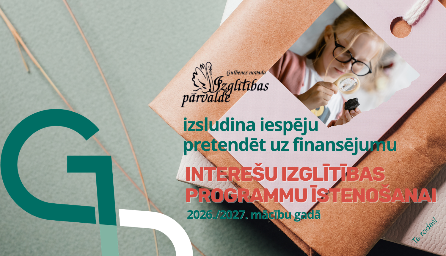 Attēls: Izglītības pārvalde izsludina iespēju pretendēt uz finansējumu interešu izglītības programmu īstenošanai 