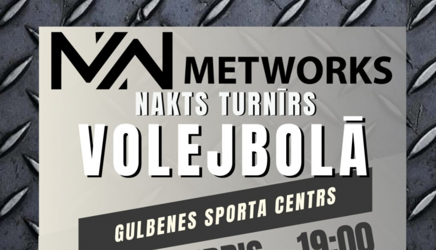 Nakts turnīrs volejbolā
