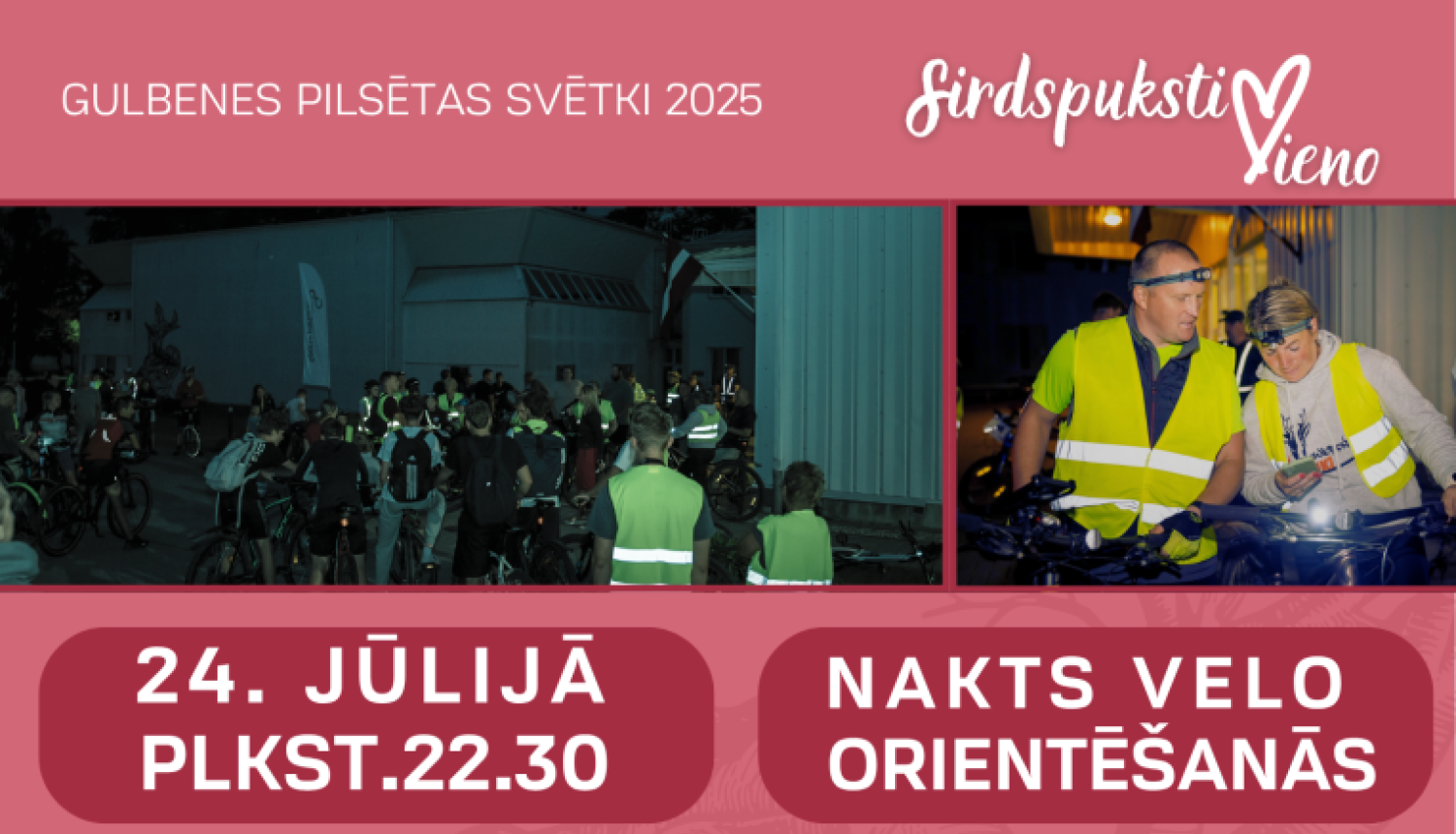 nakts velo orientēšanās