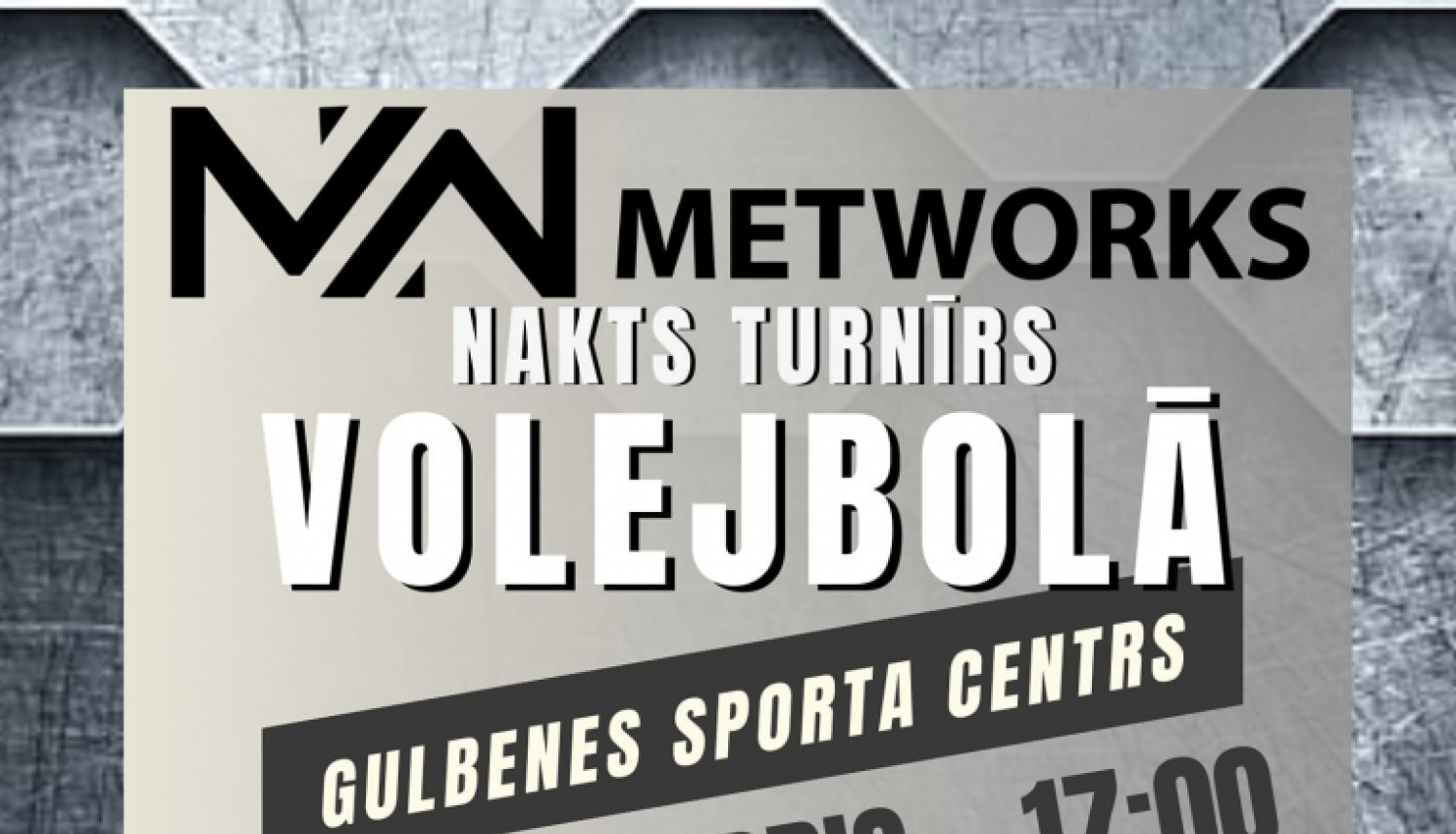 Nakts turnīrs volejbolā