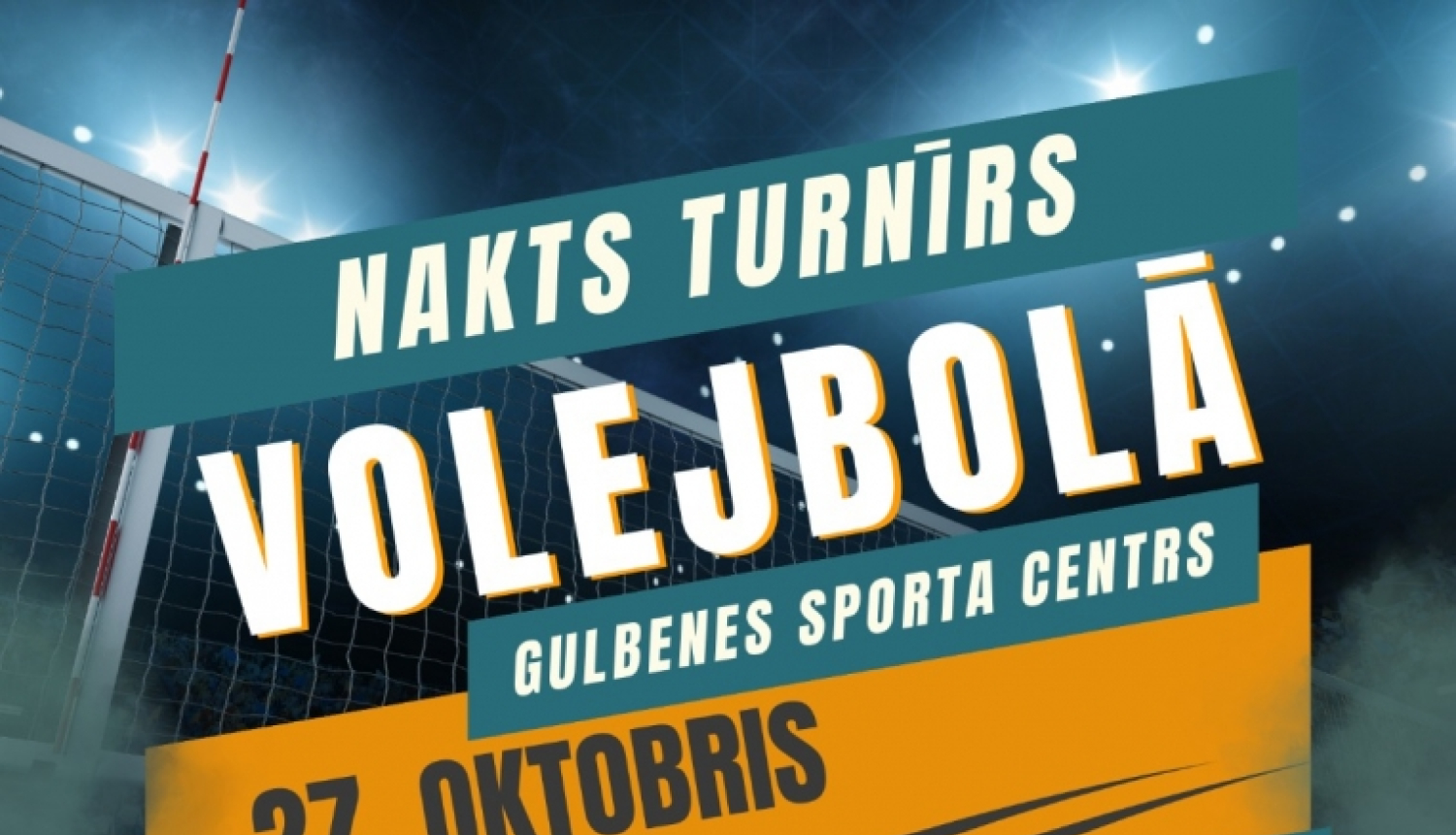 nakts volejbola turnīrs