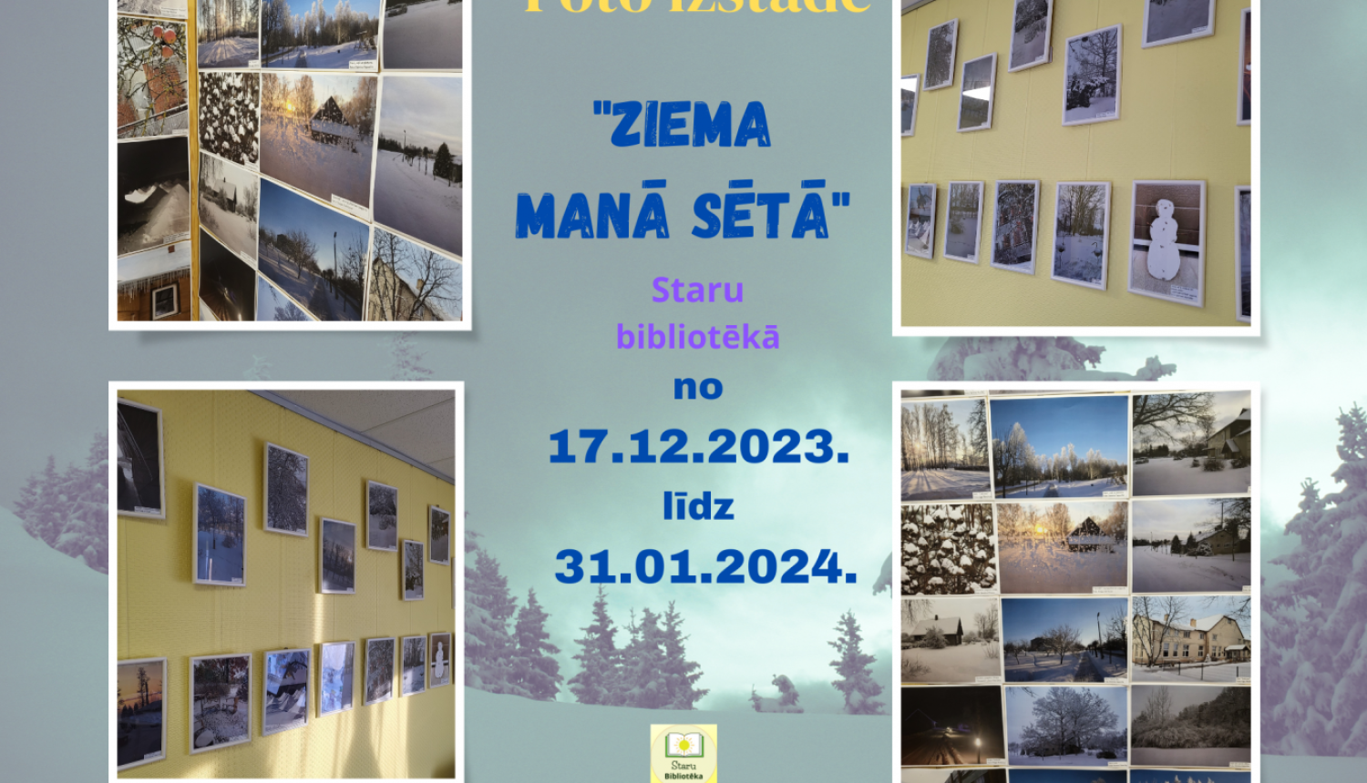 Foto izstādi “Ziema manā sētā” 
