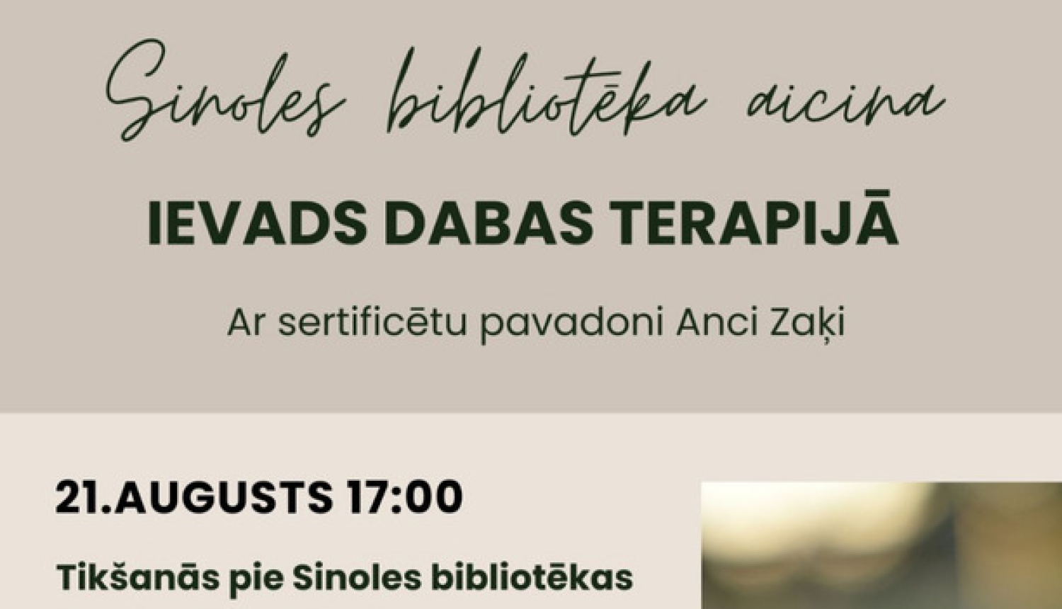 Ievads dabas terapijā