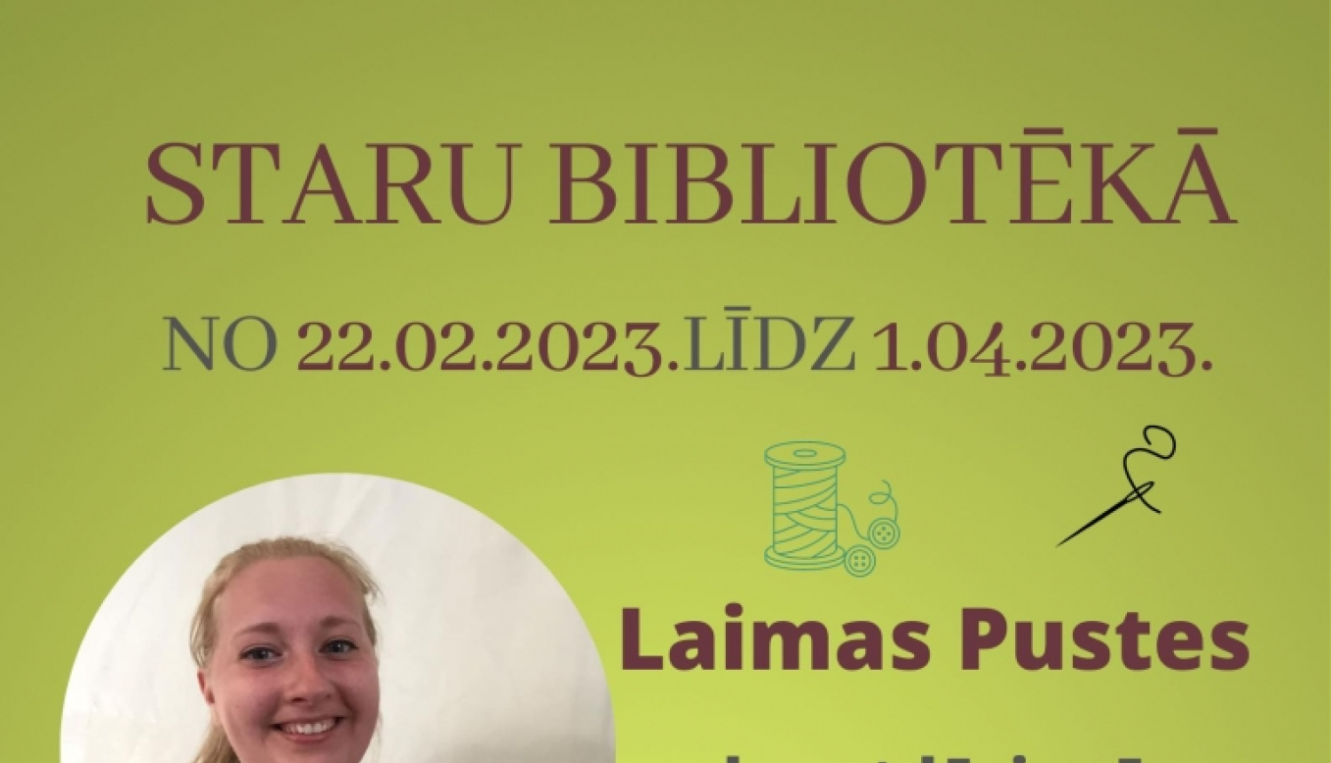 Laimas Pustes krustdūrienā izšūtās gleznas
