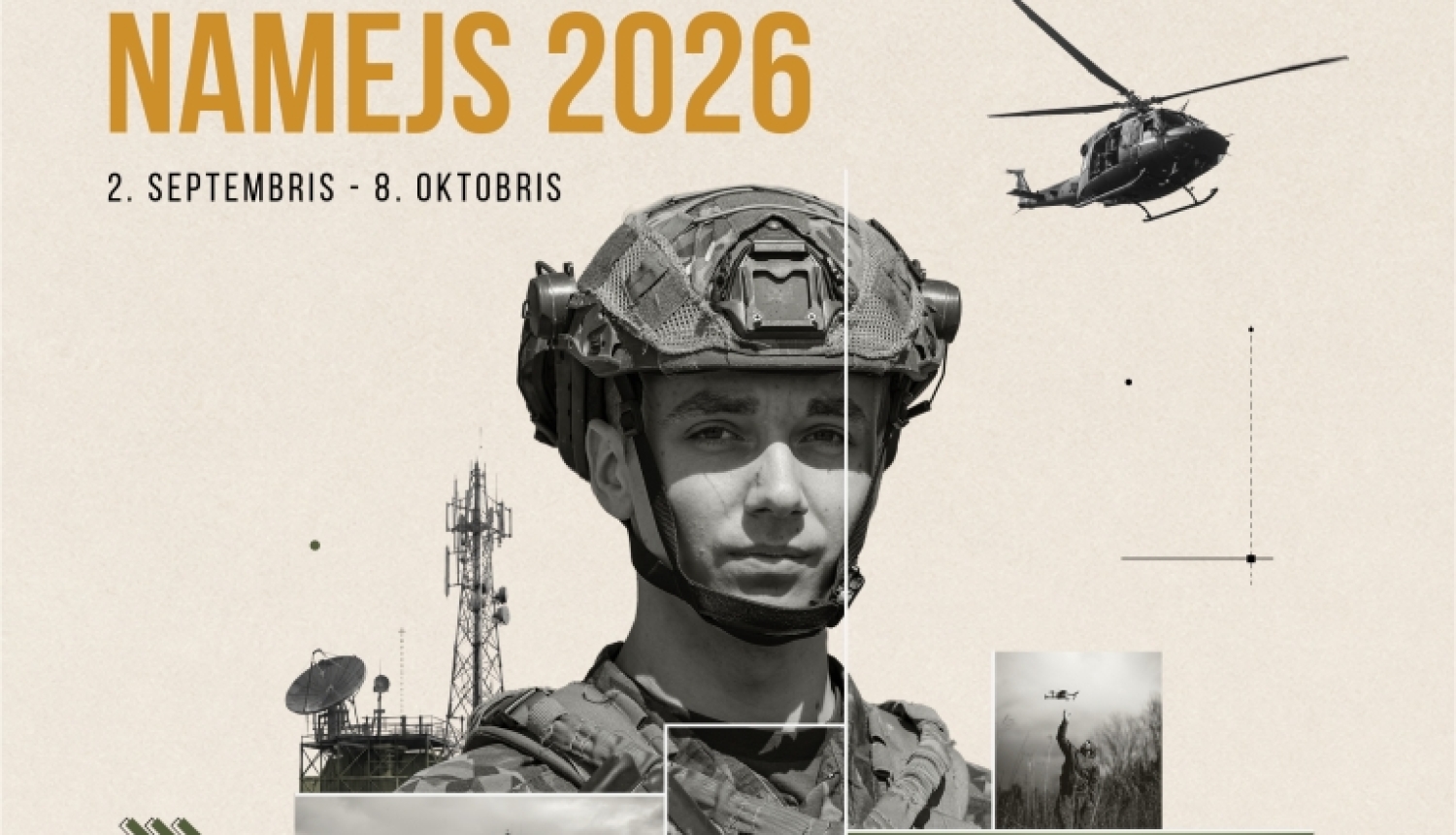 Attēls: No 2. septembra līdz 8. oktobrim visā Latvijā norisināsies visaptverošas valsts aizsardzības mācības “Namejs 2026”