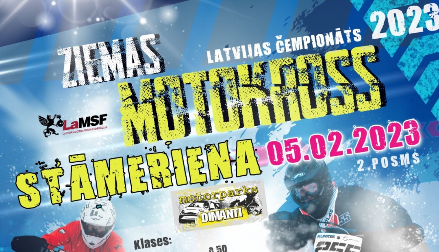 ziemas motokross