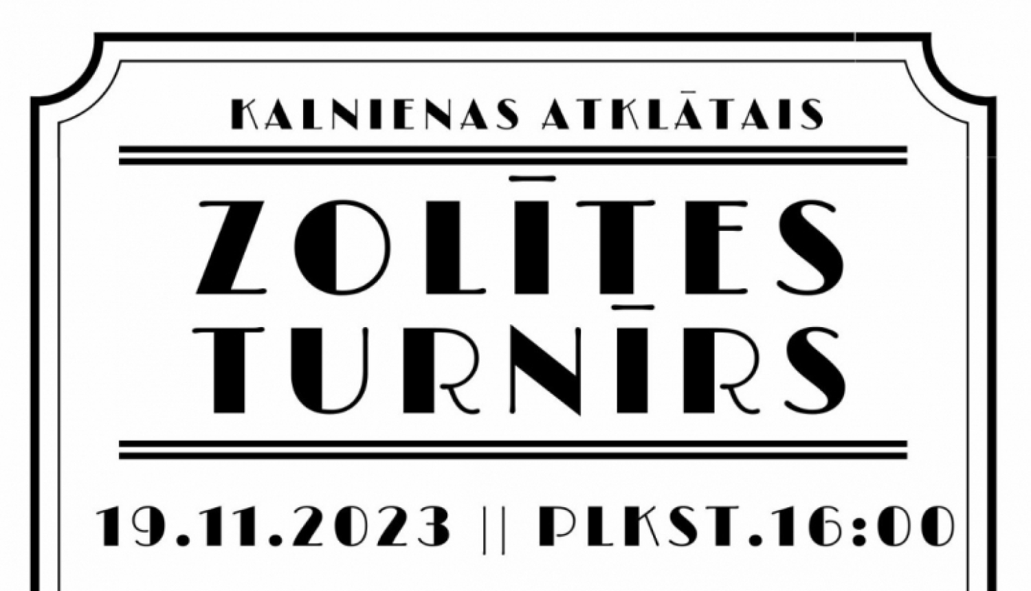 Kalnienas zolītes turnīrs