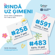 Attēls: kampaņa "Rindā uz ģimeni"