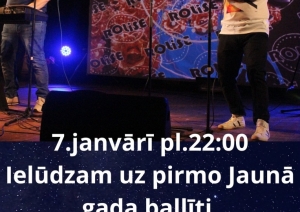 Attēls: balle Litenē ar grupu Rolise