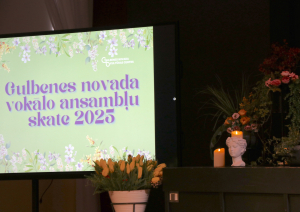 Attēls: Gulbenes novada kultūras centrā notika Gulbenes novada vokālo ansambļu skate-koncerts