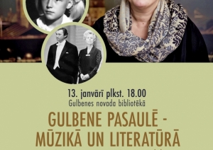 Gulbenes novada bibliotēkā "Gulbene pasaulē – mūzikā un literatūrā". Tikšanās ar diriģenta Imanta Cepīša meitu – rakstnieci, mūziķi un grāmatizdevēju Ingunu Cepīti. 