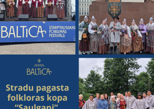 Attēls: novada kolektīvi piedalījās starptautiskajā folkloras festivālā "Baltica 2025”