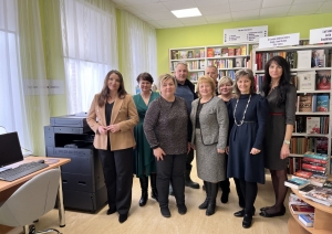 Attēls: VPVKAC klientu centra atveršana Tirzas pagasta bibliotēkā